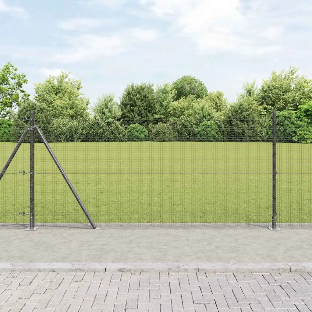 Palo della recinzione | Pannello per recinzione Grigio