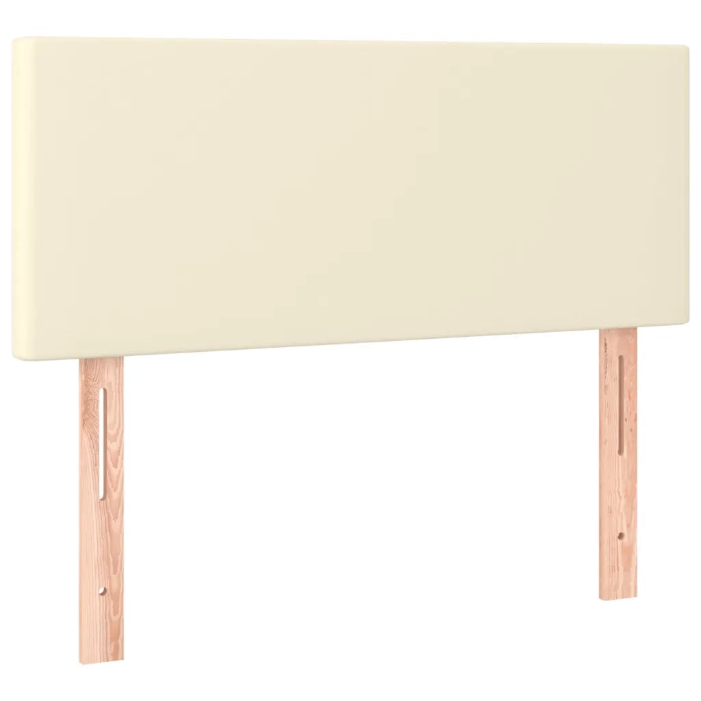 Testiera | Testata Crema 100x5x78/88 cm in Similpelle