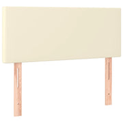 Testiera | Testata Crema 100x5x78/88 cm in Similpelle