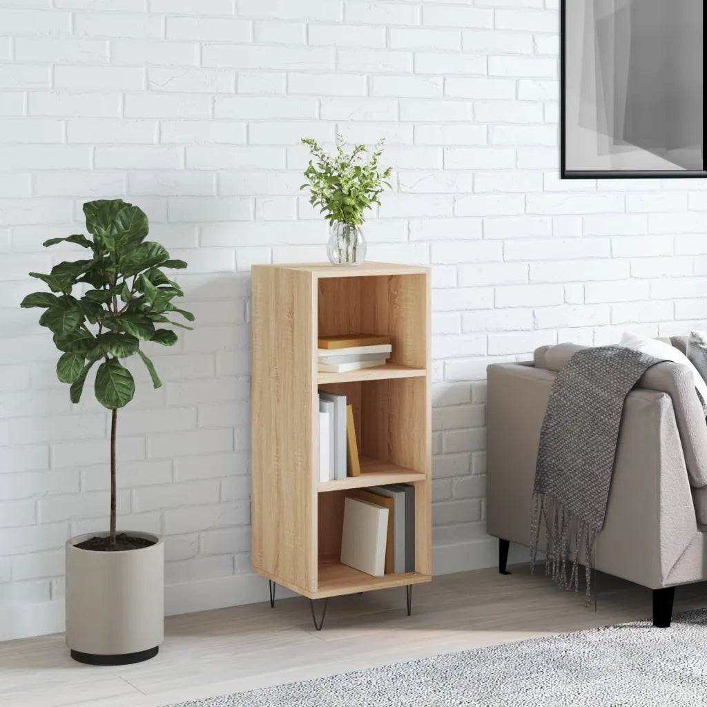 Credenza-Buffet-Armadio da cucina Rovere Sonoma 34,5x32,5x90 cm in Legno Multistrato 901631