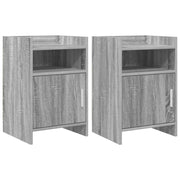 Comodini 2 pcs Sonoma grigio 40 x 36 x 60 cm 8011046