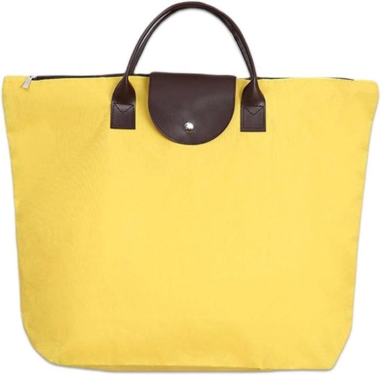 Borsa da Spesa Reutilizzabile con Zip, Borsa da Lavoro, Borsa a Mano, Borsa per Weekend per Donne - Perfetta per Viaggi, Sport, Spiaggia di Notte