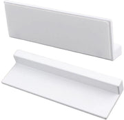 Maniglia a L per porta - Materiale in lega di alluminio - 2 pezzi - Design moderno - Incassabile - Aspetto minimalista - Maniglia per porta