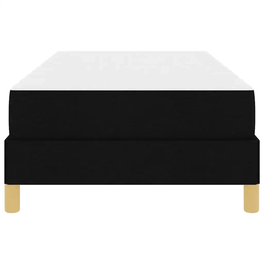 Letto a molle con materasso Nero 80 x 200 cm Tessuto 3398523