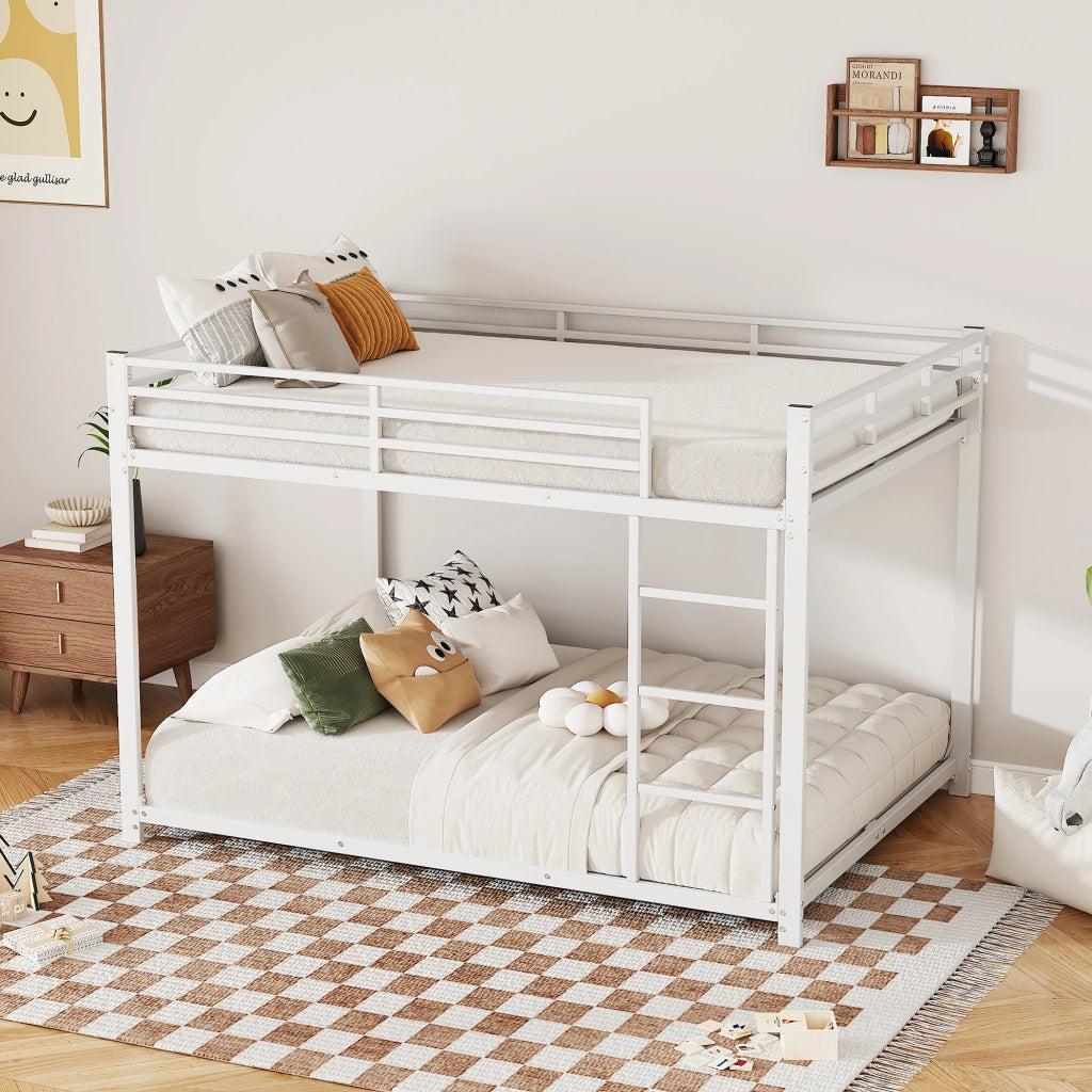 LETTO A CASTELLO 140x200 cm in metallo Bianco