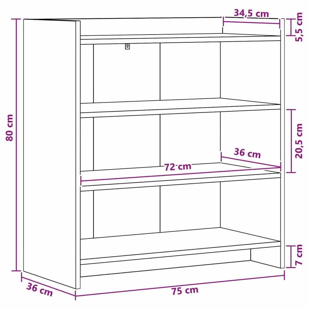 Credenza Rovere Artigianale 75 x 36 x 80 cm 8011114