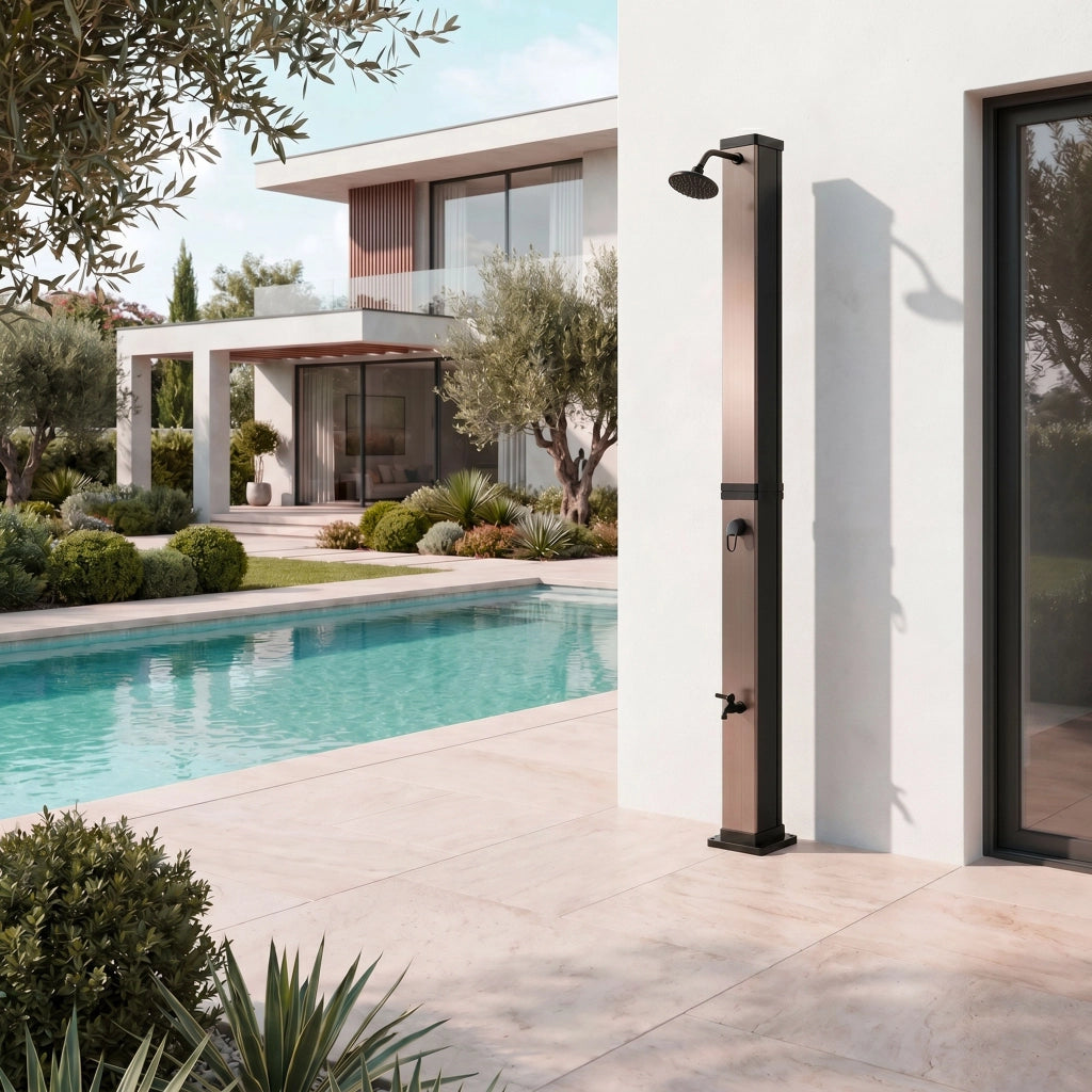 Tanaga Bronze 40 - Doccia Solare Da Giardino 40L