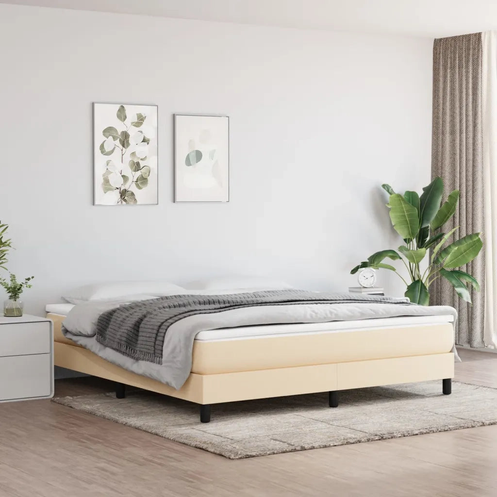 Materasso a Molle Insacchettate Rigidità Media Crema 160x200x20 cm 347819