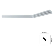 CORNICE DECORATIVA PER SOFFITTO mod. I735 - mm 35 x  35- 105 pezzi  - BOVELACCI