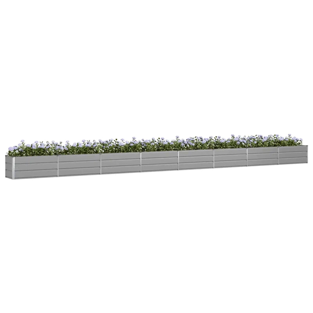 Fioriera Grigio chiaro 770 x 50 x 45 cm Acciaio zincato 42018162