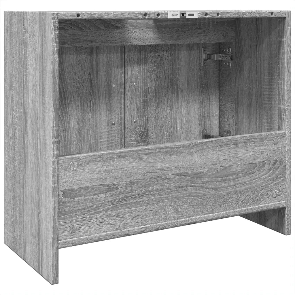 Mobile Lavabo-Armadietto da bagno Grigio Sonoma 63x29x55 cm in Legno Multistrato 867609