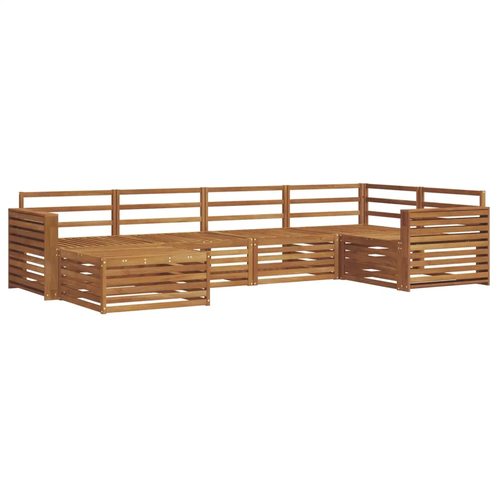 Set di divani da esterno 6 pcs Naturale 3373744