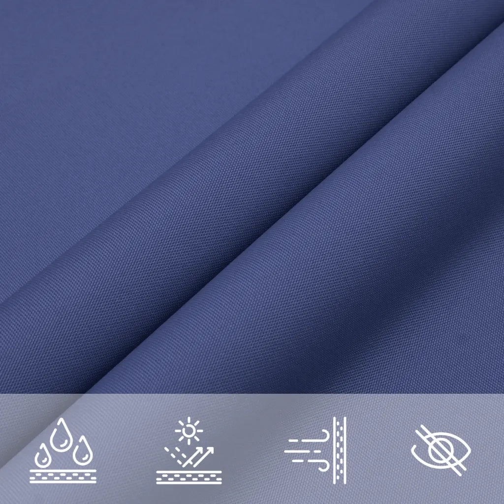 Parasole a Vela in Tela Oxford Quadrata 7x7 m Blu 135528