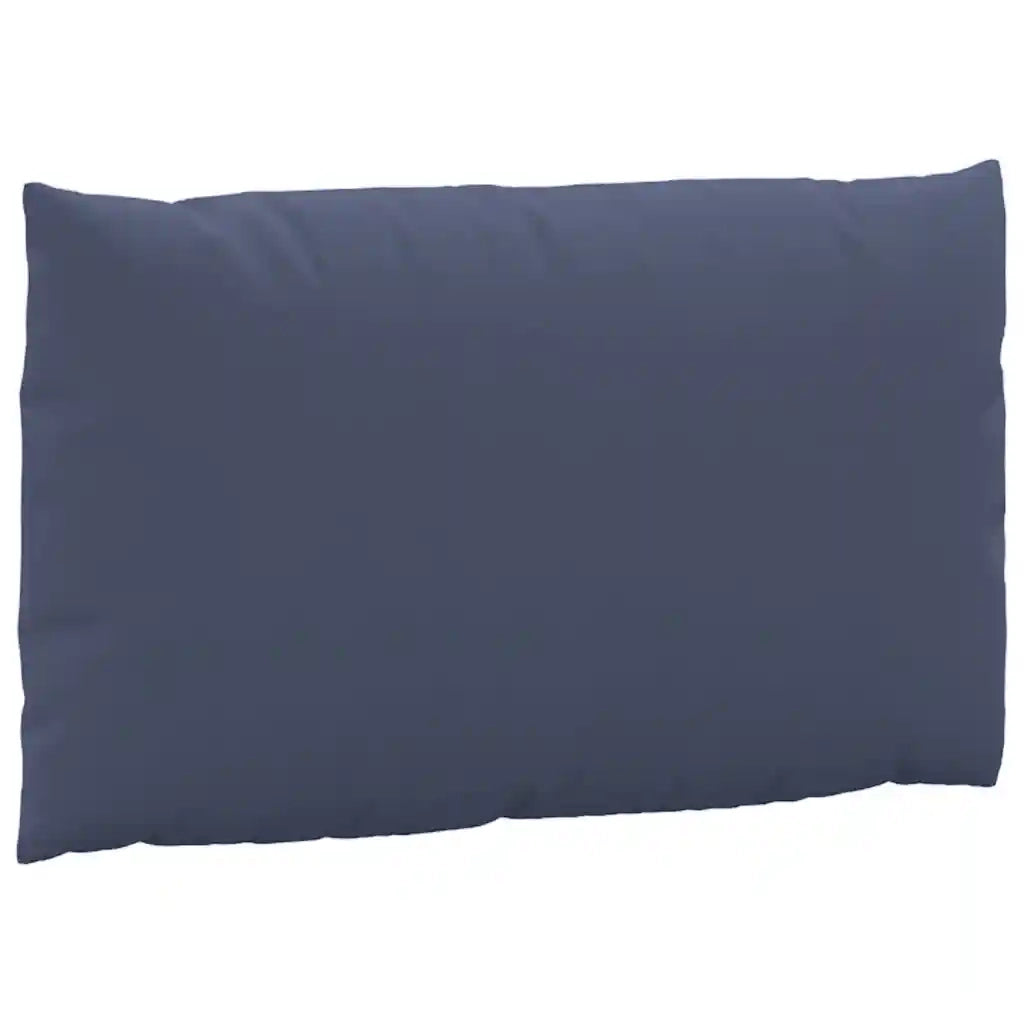 Cuscini per Pallet 3 pz Blu Marino in Tessuto Oxford 379169