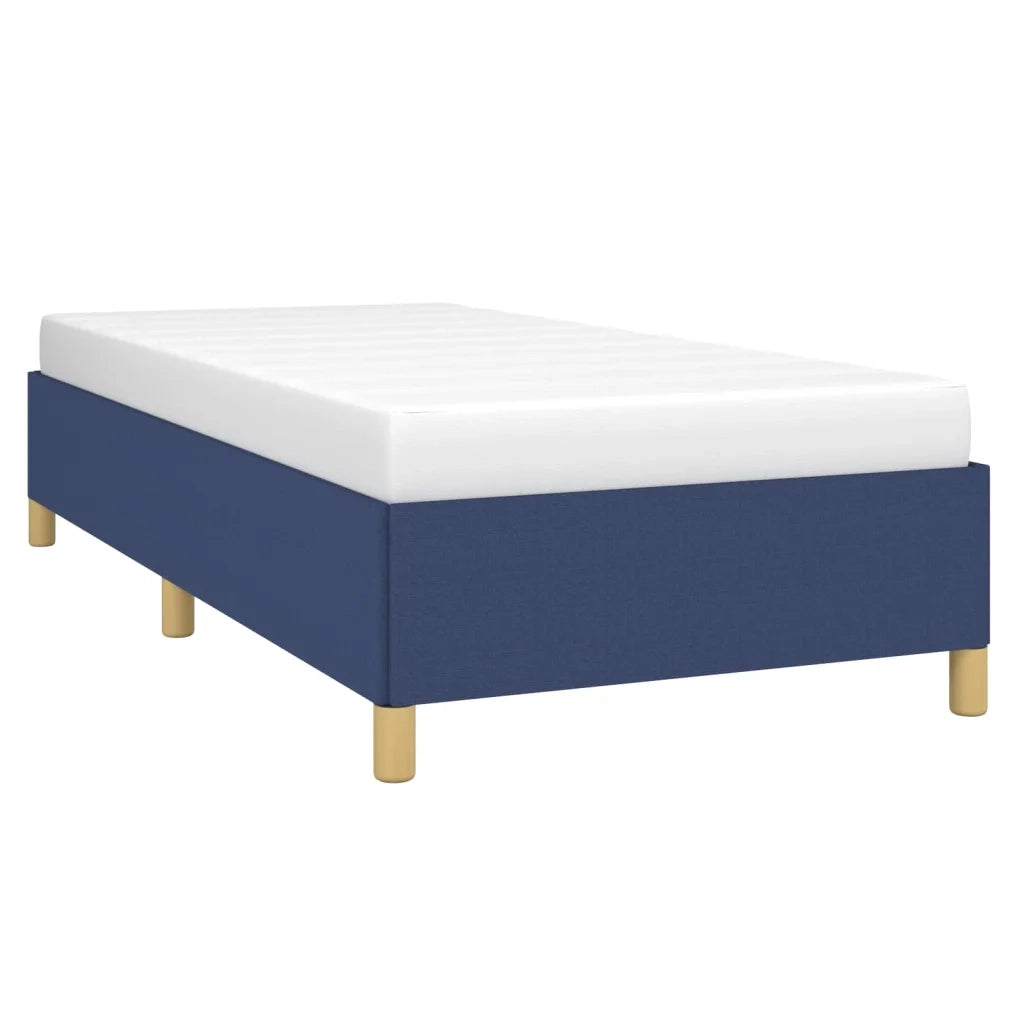 Giroletto senza Materasso-Struttura Letto Blu 90x190 cm in Tessuto 689111