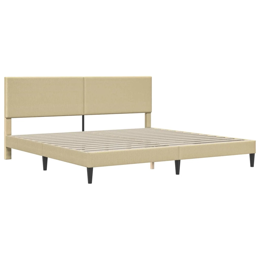 Struttura del letto Grigio Verde Chiaro 200 x 200 cm 42027747