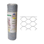 T-REX 01009 Rete Tripla Torsione Zincata Maglia 16-2 Spessore Filo Ø 0,6 mm Altezza 50 cm Lunghezza 50 m colore Zincato