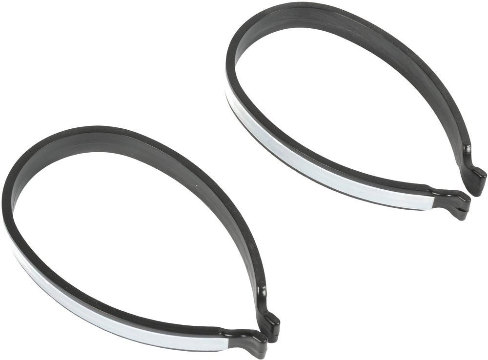 Coppia fascia ferma pantaloni ciclista dettagli riflettenti