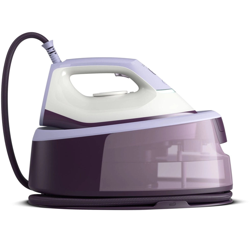 Philips PSG3000-30 Serie 3000 Ferro da Stiro con Caldaia 2400W 350 g-min 6 bar Serbatoio 1,4 L Piastra Ceramica colore Viola Bianco