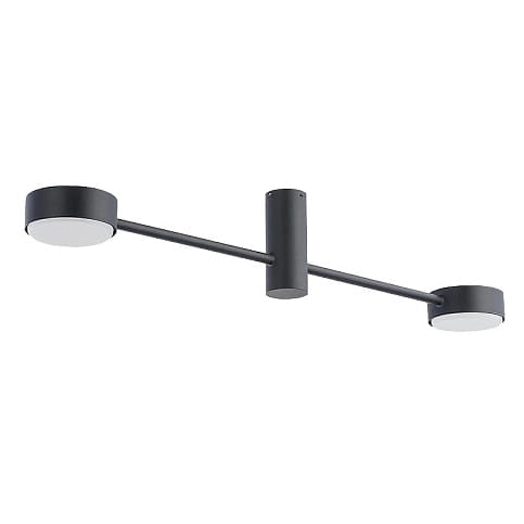 Plafoniera soffitto Nowodvorski Orbit nera metallo 68cm