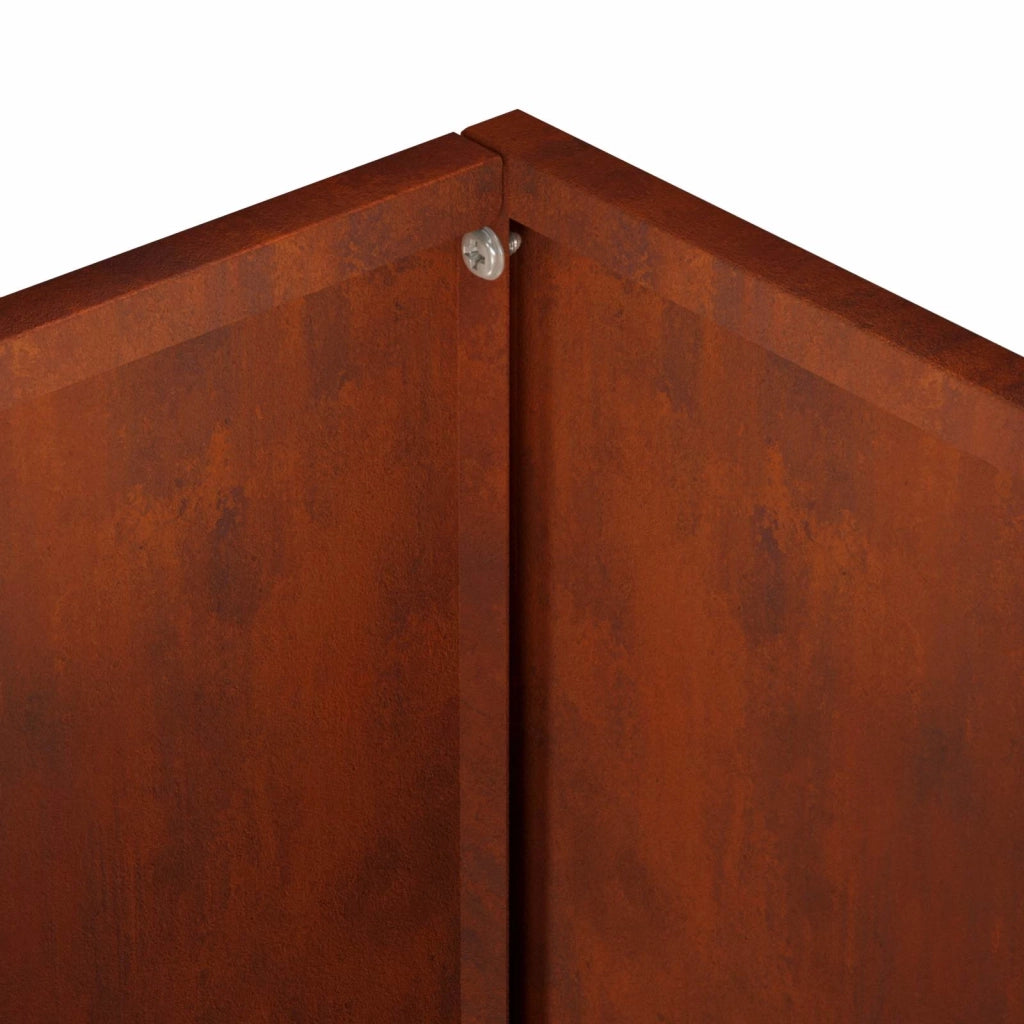 Vaso da giardino Ruggine 80 x 40 x 50 cm Acciaio Corten 8005720