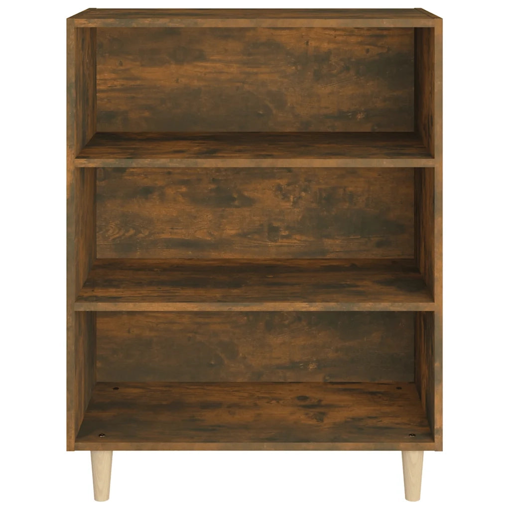 Credenza-Buffet-Armadio da cucina Rovere Fumo 69,5x32,5x90 cm in Legno Multistrato 675466