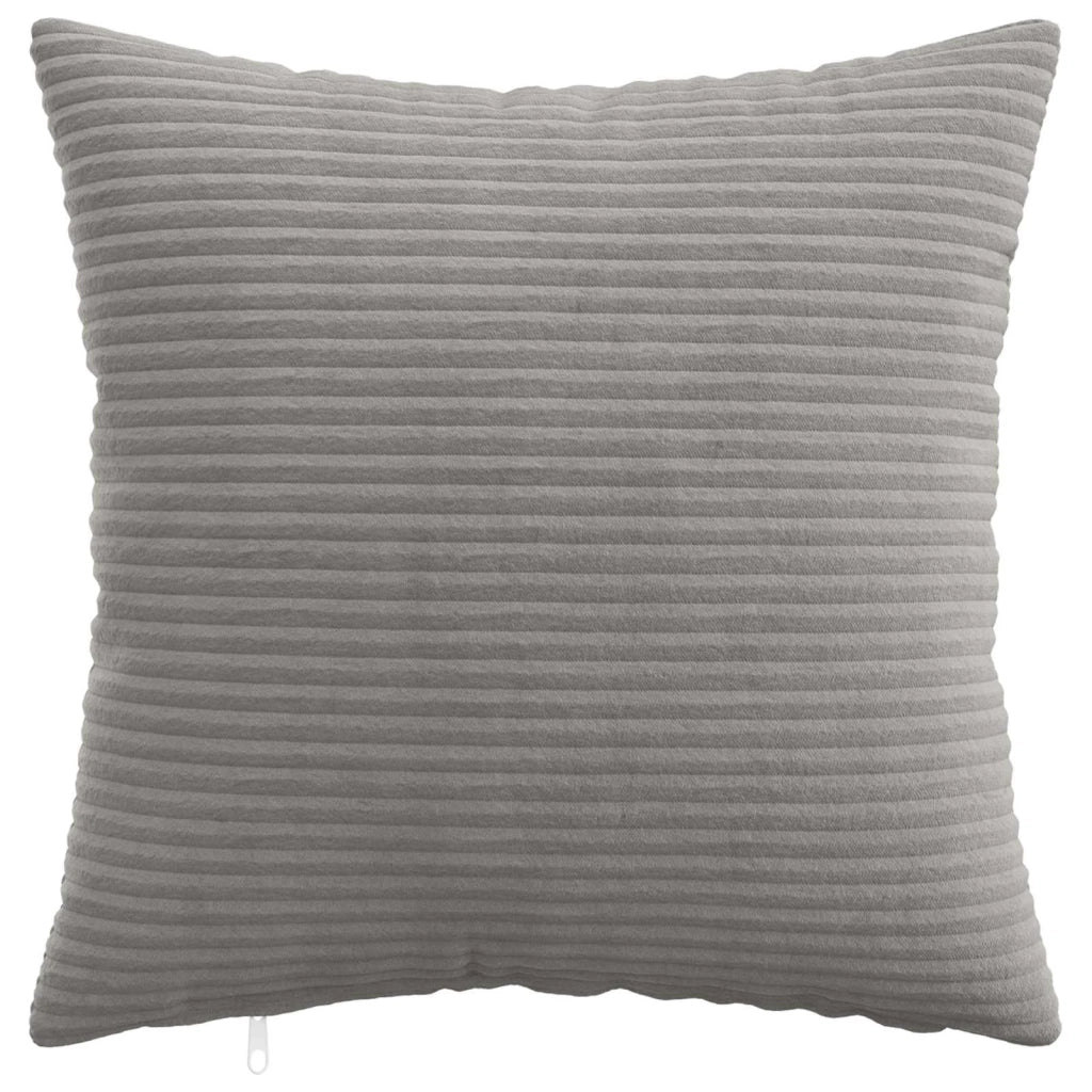 Federa 2 pcs HEERLEN Grigio Chiaro 40 x 40 cm corduroy 908443