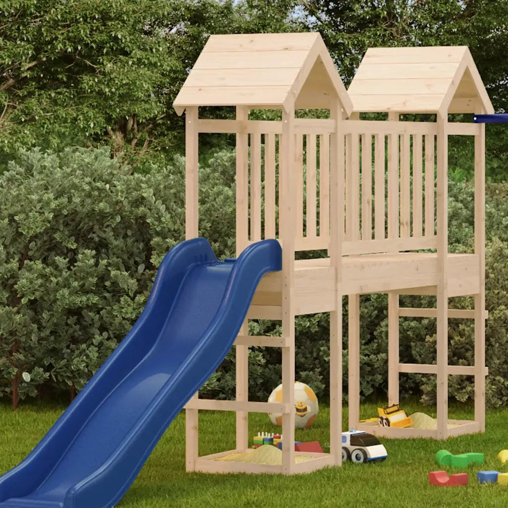 Torre da Gioco 53x46,5x194 cm in Legno Massello di Pino CFW5262625