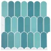 Piastrella Piuma 50 pcs Blu 30 x 30 cm Poliuretano e PET 42046209