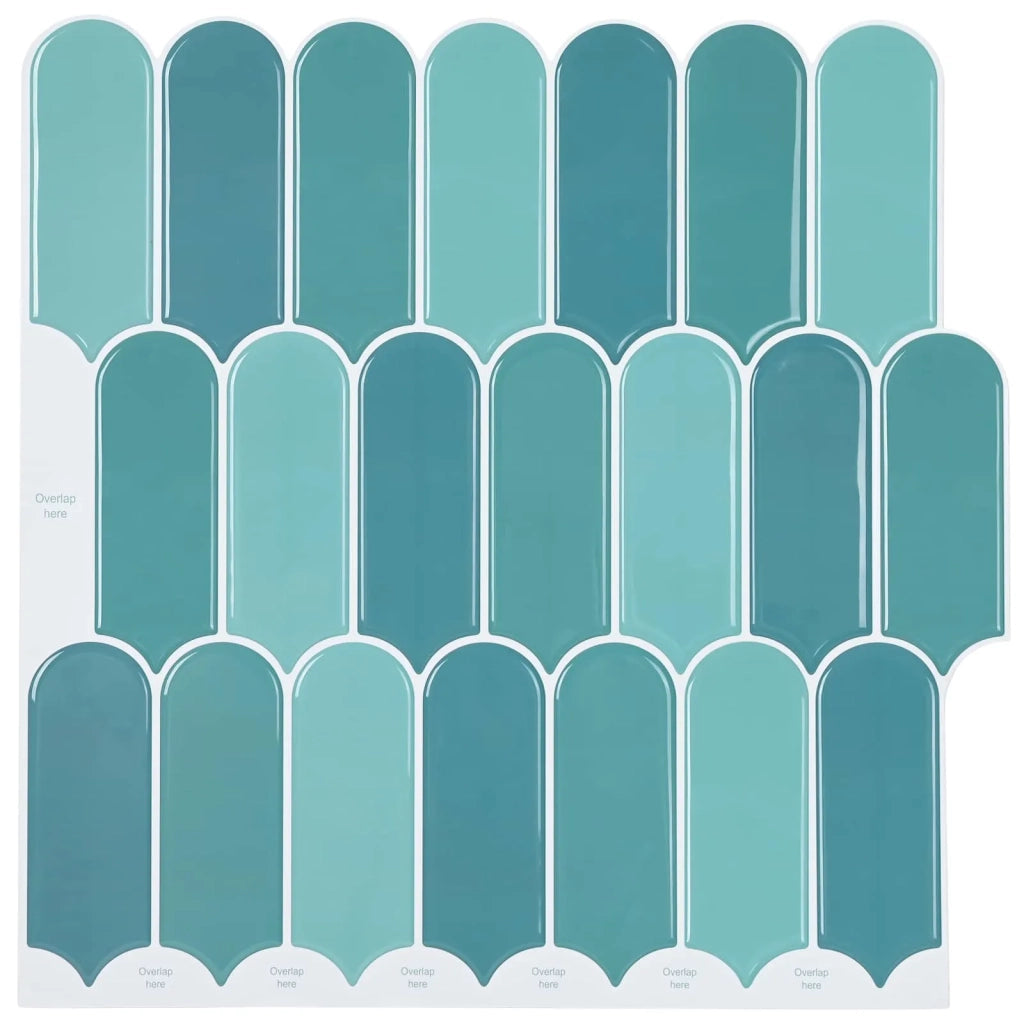 Piastrella Piuma 50 pcs Blu 30 x 30 cm Poliuretano e PET 42046209