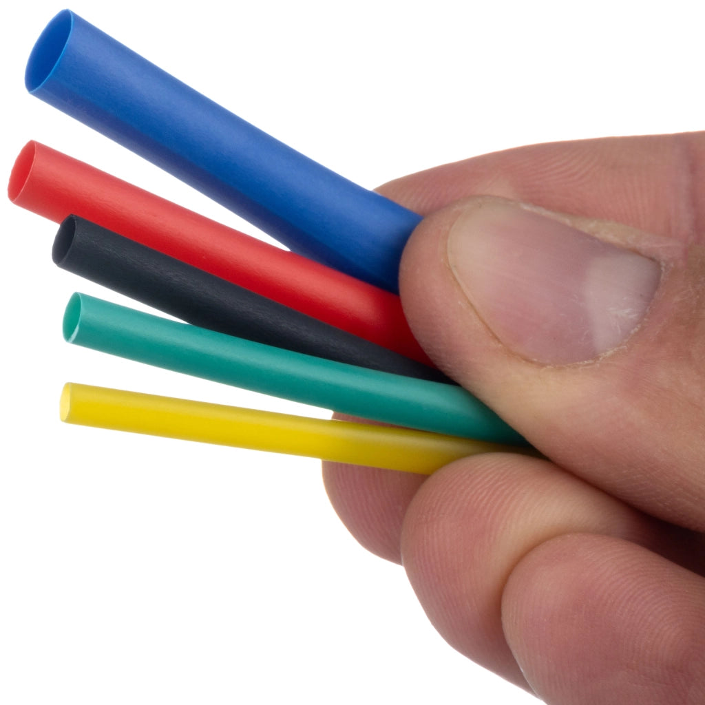 Set di Tubetti Termorestringenti Rosfix – 850 Pezzi, 12 Specifiche, 5 Colori | Poliolefina, Diametro 1-14mm