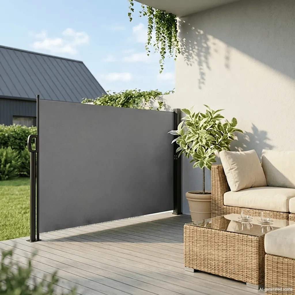 Tenda da Sole | Tenda parasole laterale retrattile antracite 160x300 cm