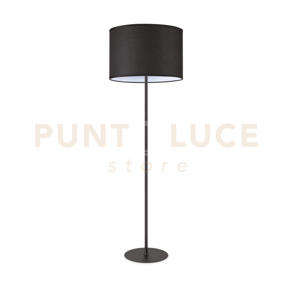 SET UP BASE PER LAMPADA DA TERRA 1 LUCE ATTACCO E27 NERO