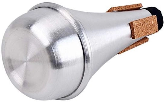 Trompetdemper Leggero - Legerazione di alluminio - Adatto a tutte le trombe - Diametro di innesco/uscita 19/67mm - Lunghezza 131mm - Ideale per l'uso notturno