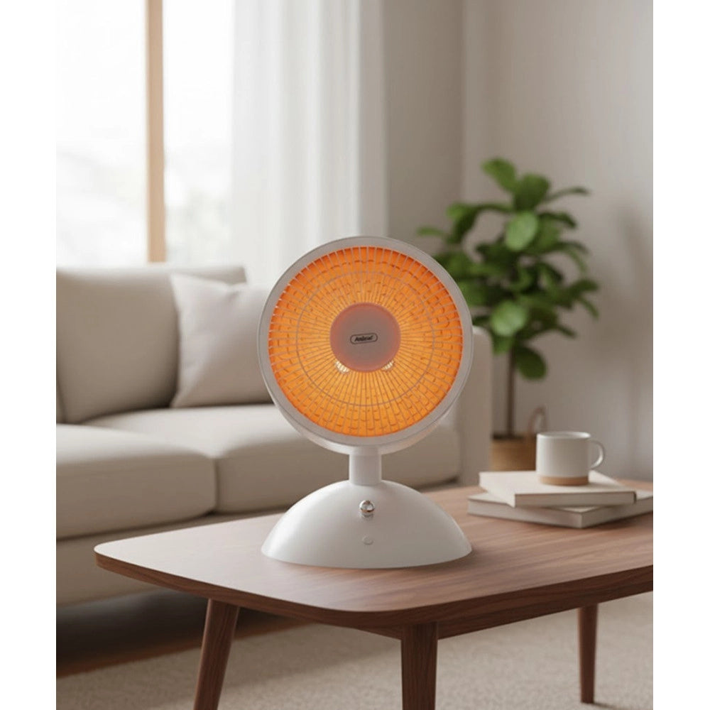 Trade Shop - Riscaldatore Al Quarzo Per Interni Portatile Ricaricabile Regolabile Da Tavolo 1000w Q-nf1000 -