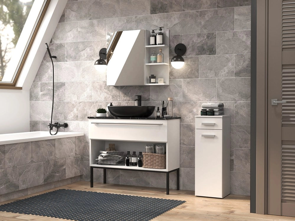 Colonna bagno NEL V DS bianco