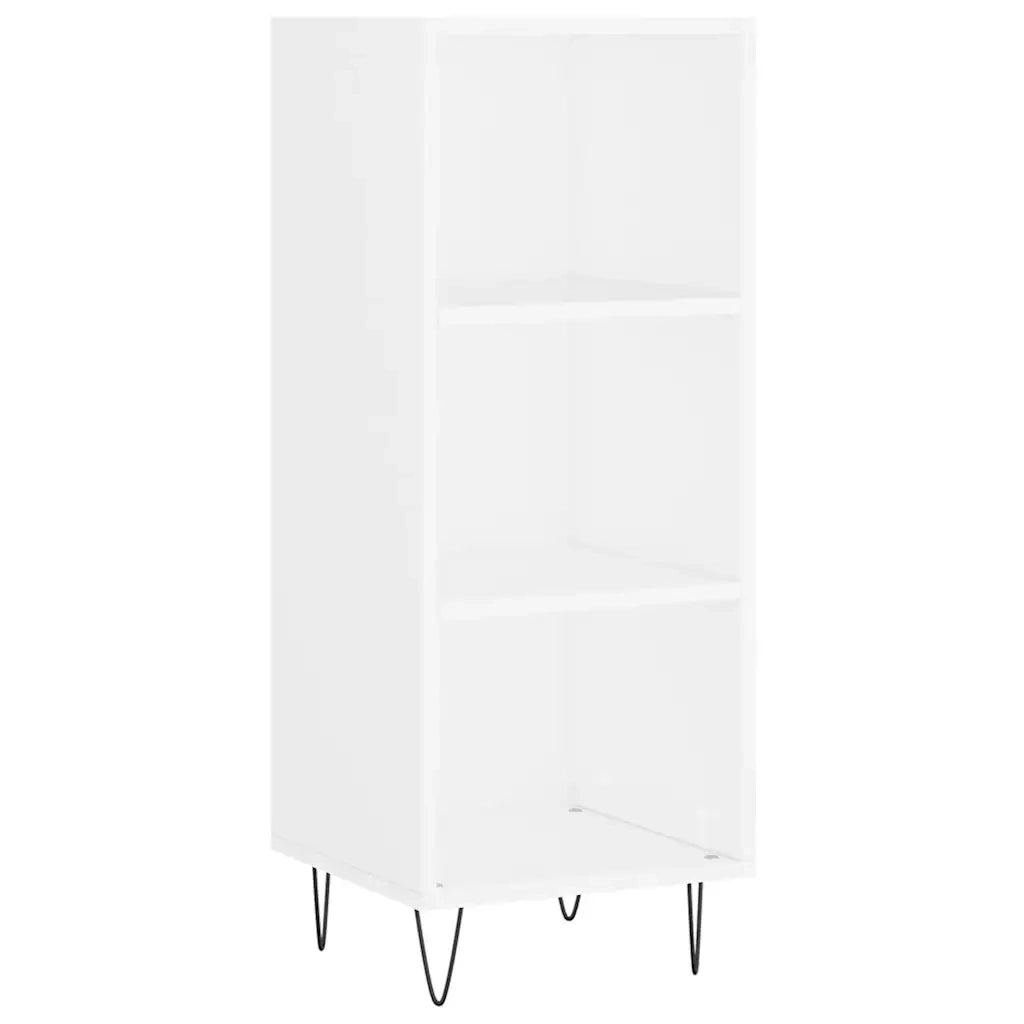 Credenza | Madia | Buffet da pranzo | Armadio da pranzo Bianca 34,5x34x180 cm in Legno Multistrato