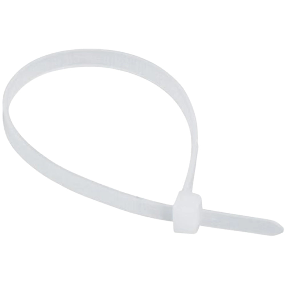 Raytech fascette per cablaggio in nylon autoestinguente confezione da 100 pezzi *** colore bianco, dimensioni 4,8 x 2...