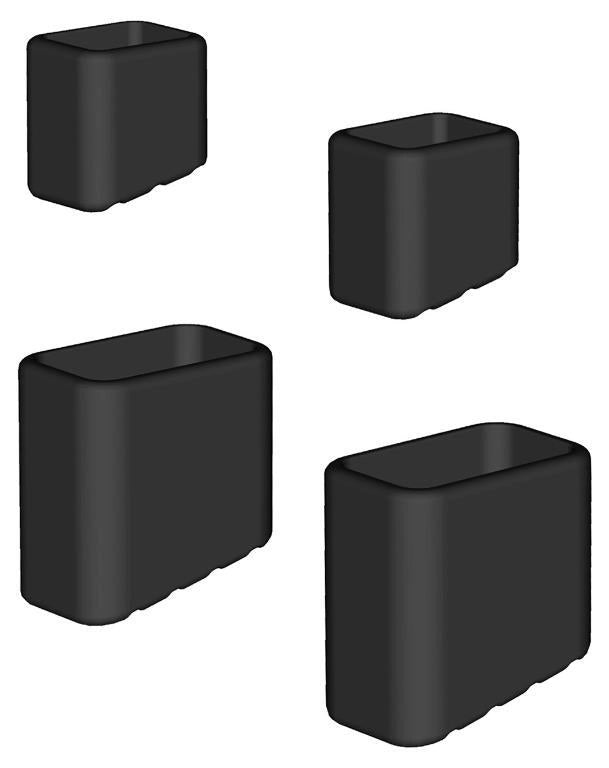 Set 4 Pezzi Ricambio Tacchetti Sgabello Factotum Colombo