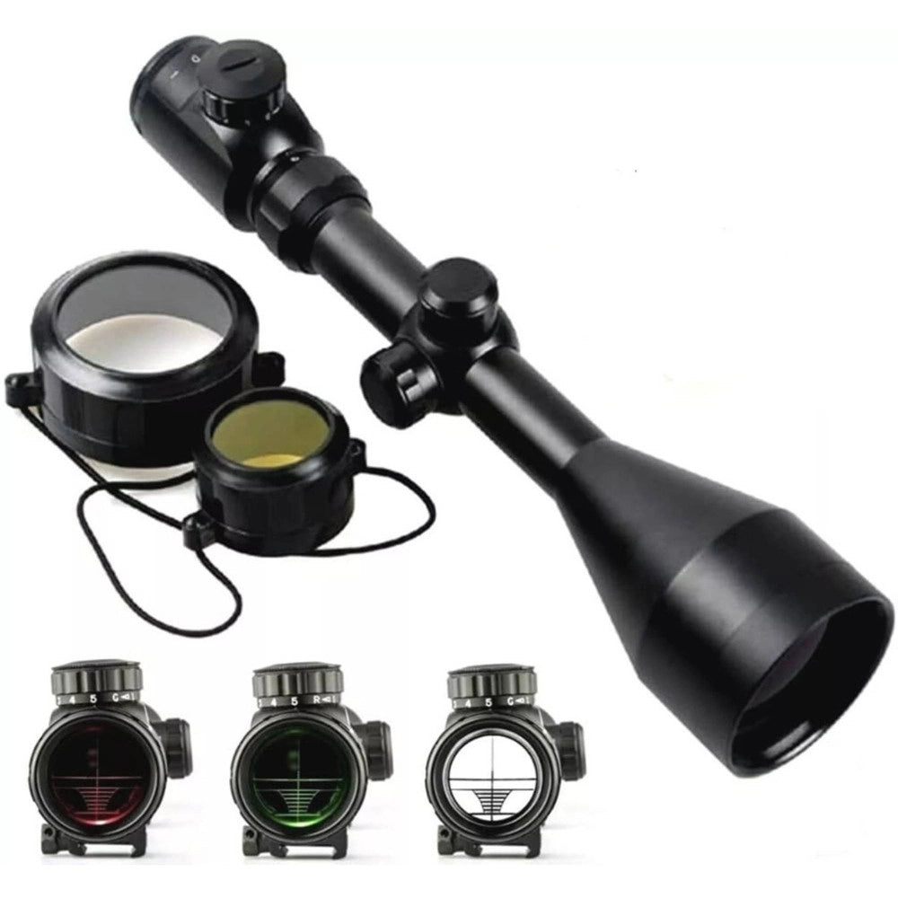 Trade Shop - Mirino Ottico Di Precisione Per Fucile Carabina Con Reticolo Illuminato 3-9x50eg -