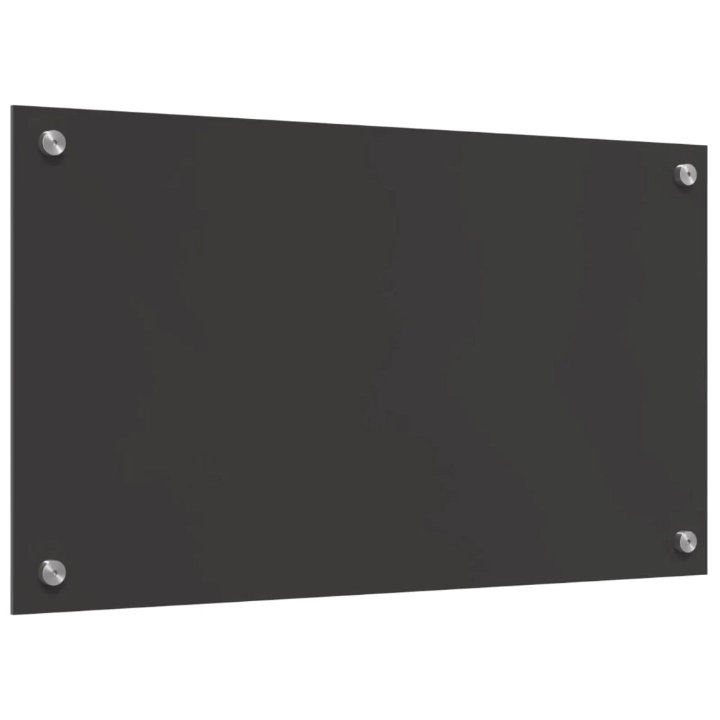 Schienale da cucina Grigio scuro 70 x 40 cm vetro temperato 42001238