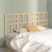 Testiera per Letto-Testata-Testiera Decorativa 206x4x104 cm in Legno Massello di Pino 792395