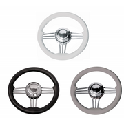 RUOTA TIMONE T14 BIANCA Ø MM.350 RUDDER WHEEL T14 BLACK Ø MM.350