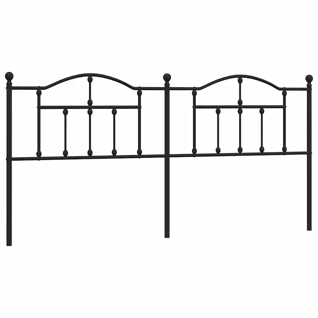 Testiera di Ricambio in Metallo Nero 200 cm 353477