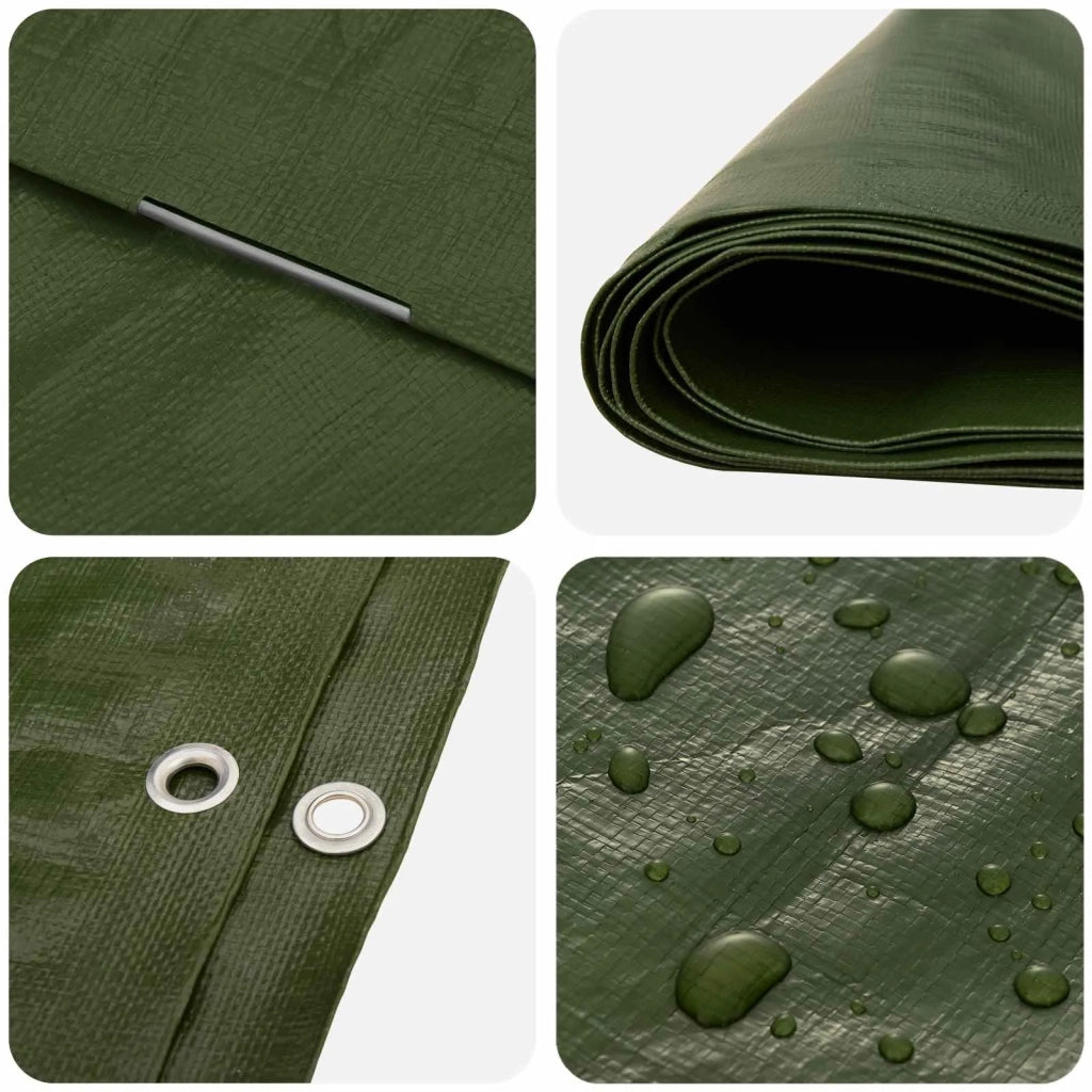 Telo con Occhielli Verde 8 x 10 m 180 gsm PE 42039365