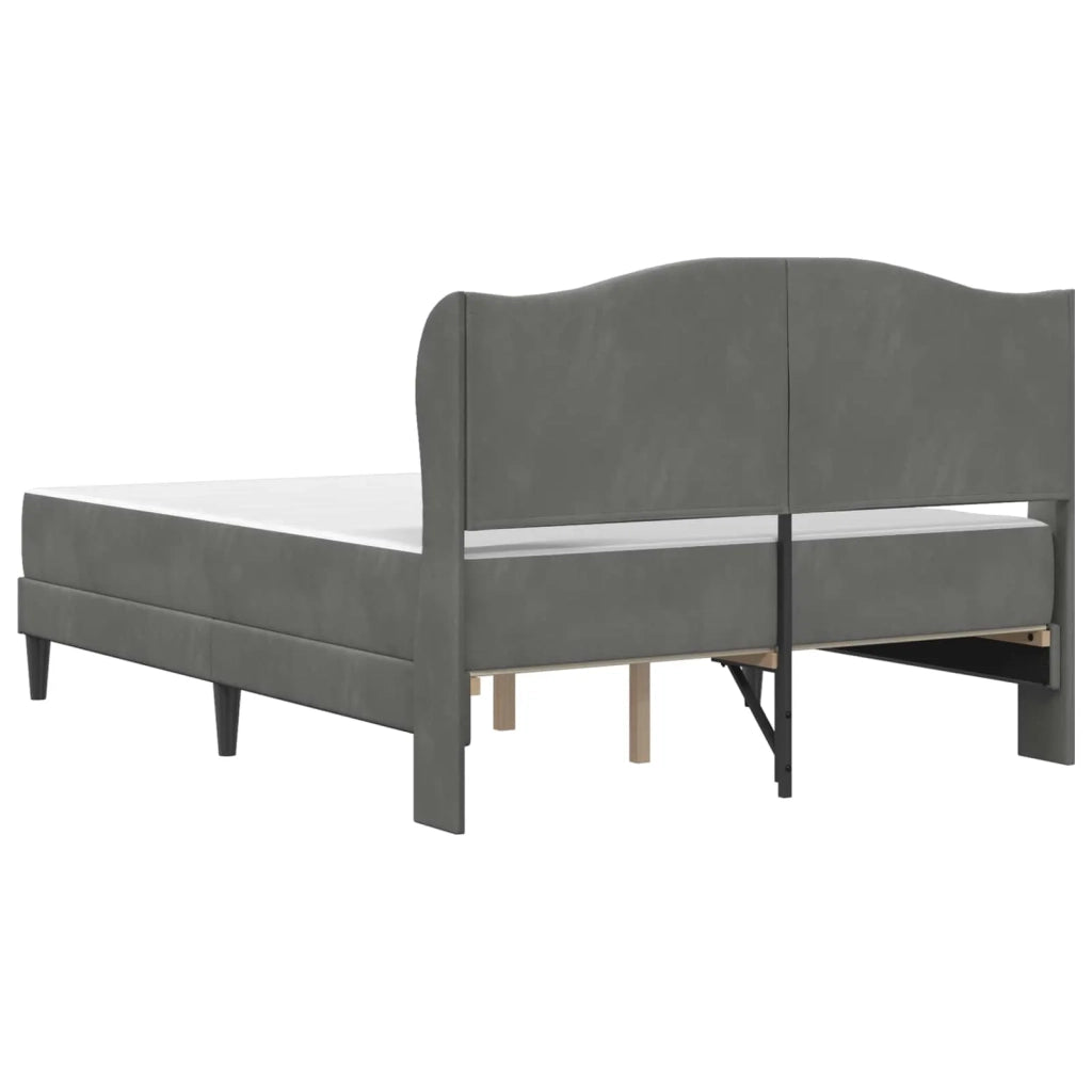 Struttura del letto Grigio Scuro 160 x 200 cm Velluto 3415215