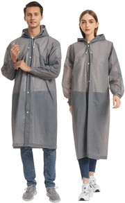 Regenponcho Herbruikbaar - Impermeabile - Respirante - Poncho di Pioggia Transparente - Leggero - Accessori per la Pioggia per Escursioni a Piedi/Freccia