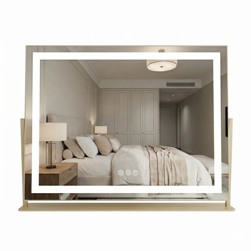 Specchio Led Studio L.gold 58x45