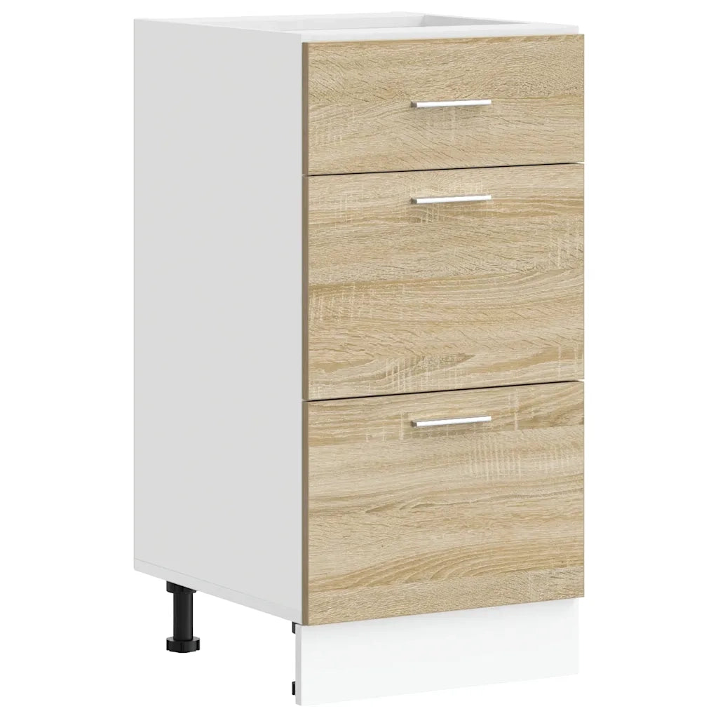 Pensile da cucina | Armadio Inferiore ¡°Lyon¡± Rovere Sonoma 40x46x81,5 cm
