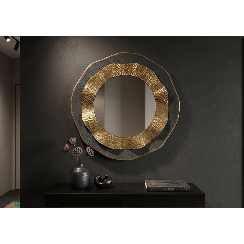 Specchio Da Muro Shai Dark cm ø 65,5x5